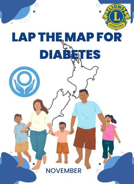 Lap the Map for Diabetes :: Lions Clubs New Zealand