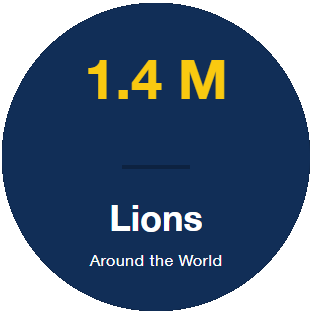 1.4 million Lions around the world