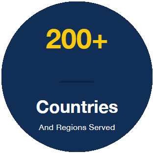 200 plus countries and regions served by Lions Clubs