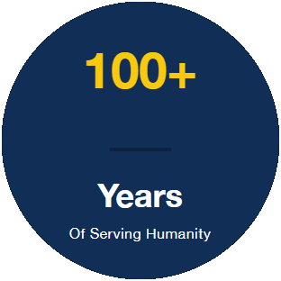 100 plus years of serving humanity