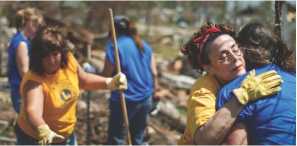 Lions Clubs Volunteers serving the community