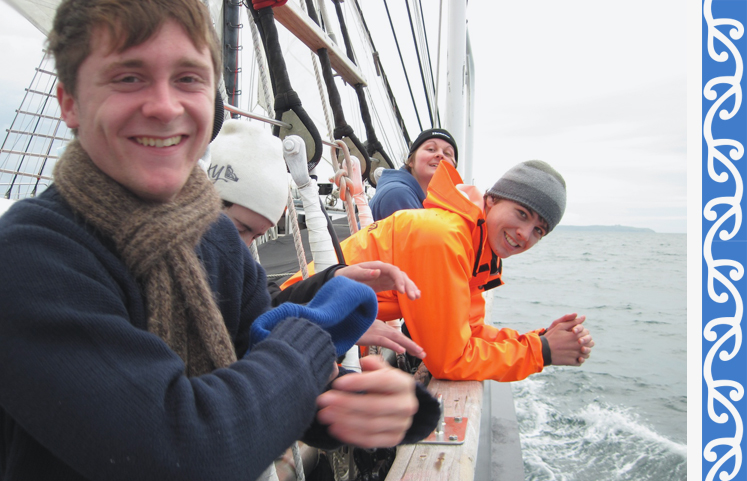 Lions Clubs Crew on the yacht