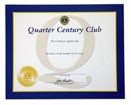 G426C Quarter Century Award Certificate.JPG